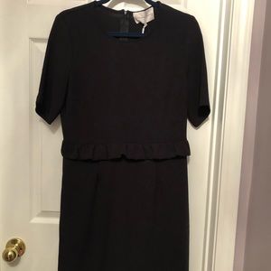 Charles Henry black peplum dress